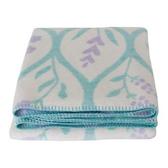Discover Europe - Made In Portugal Plush Floral Throw Blanket