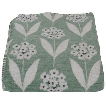 Discover Europe - Made In Portugal Plush Floral Throw Blanket