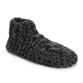 MUK LUKS Sweater Knit Women's Cuff Bootie Slippers