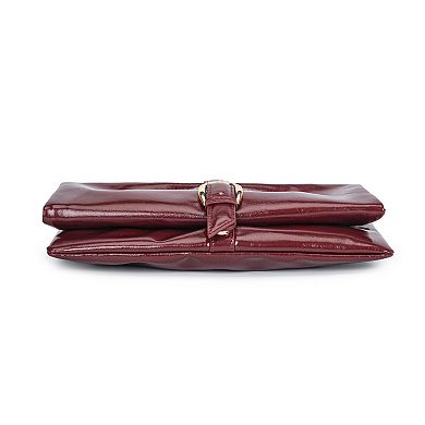 MKF Collection Koumei Clutch Bag with Buckle Detail