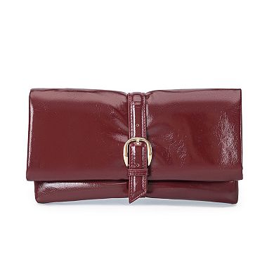 MKF Collection Koumei Clutch Bag with Buckle Detail