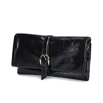MKF Collection Koumei Clutch Bag with Buckle Detail