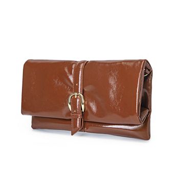 MKF Collection Koumei Clutch Bag with Buckle Detail