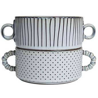 Mingle & Co. 2 pc Soup Bowl Set