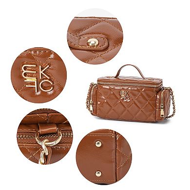 MKF Collection Fortuna Crossbody Purse with Zip Closure