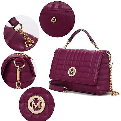 MKF Collection Lola Quilted Crossbody Bag
