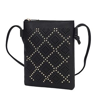 MKF Collection Leysha Crossbody Bag with Zip Closure