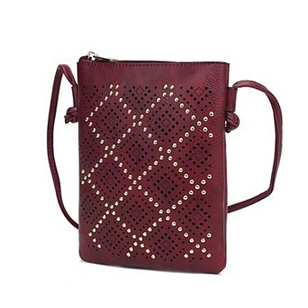 MKF Collection Leysha Crossbody Bag with Zip Closure