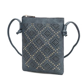 MKF Collection Leysha Crossbody Bag with Zip Closure