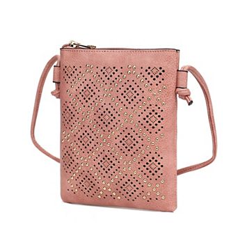MKF Collection Leysha Crossbody Bag with Zip Closure