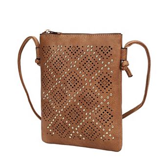 MKF Collection Leysha Crossbody Bag with Zip Closure