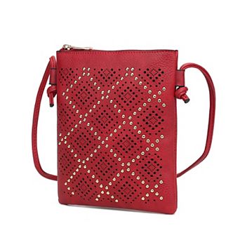MKF Collection Leysha Crossbody Bag with Zip Closure