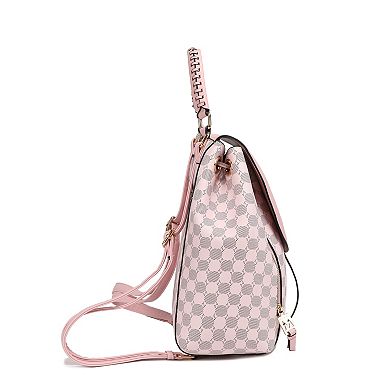 MKF Collection Kimberly Circular Print Backpack Tote