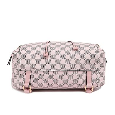 MKF Collection Kimberly Circular Print Backpack Tote