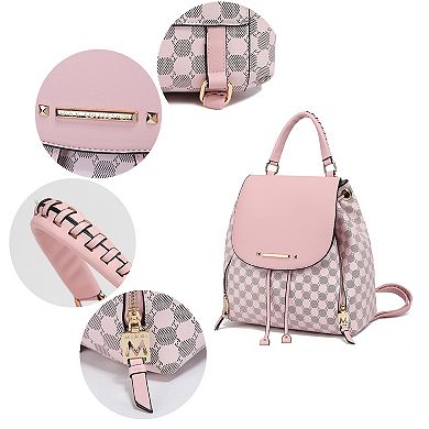 MKF Collection Kimberly Circular Print Backpack Tote