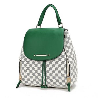 MKF Collection Kimberly Circular Print Backpack Tote