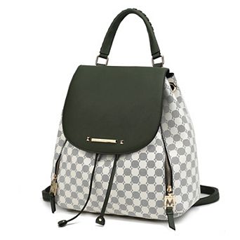 MKF Collection Kimberly Circular Print Backpack Tote