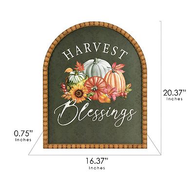 Harvest Blessings Arch Wall Art