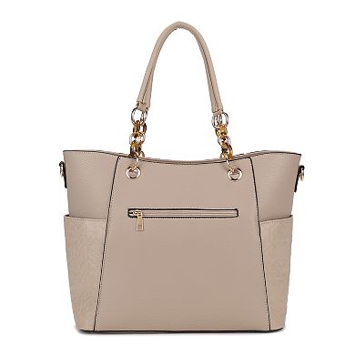 MKF Collection 2-Piece Merlina Embossed Tote Bag & Wallet