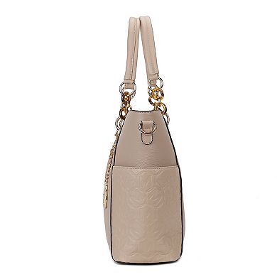 MKF Collection 2-Piece Merlina Embossed Tote Bag & Wallet