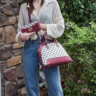 MKF Collection Frida 2-Piece Satchel Bag & Wallet