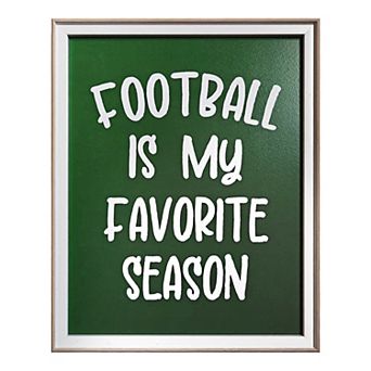 Football Season Framed Wall Art