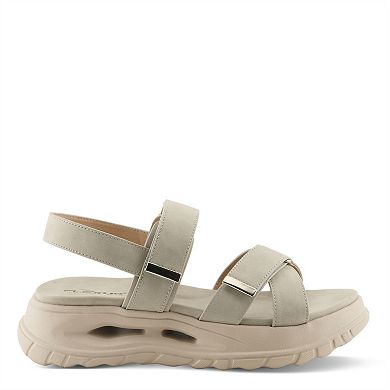 Flexus by Spring Step Women's Wedge Sandals With Strap Detail