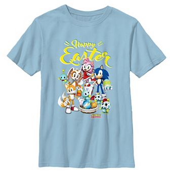 Boys 6-20 Sonic The Hedgehog Happy Easter Graphic Tee