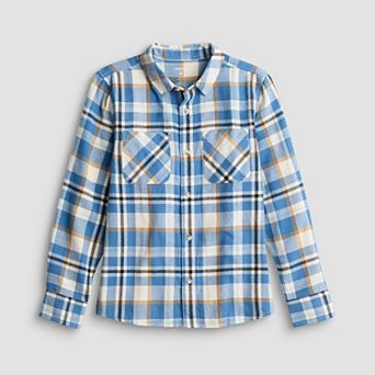 Boys 8-20 Sonoma Goods For Life® Adaptive Supersoft Flannel Shirt