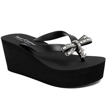 Juicy by Juicy Couture Boujee Women's Open Toe Platform Wedge Sandals