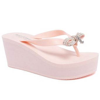 Juicy by Juicy Couture Boujee Women's Open Toe Platform Wedge Sandals