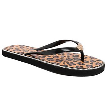 Juicy by Juicy Couture Women's Flat Sandals With Rhinestone Detail