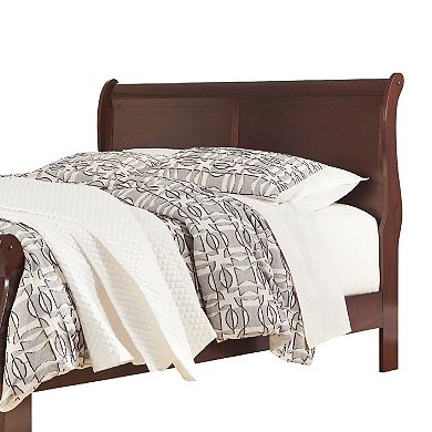 Deyr Sleigh Bed, Louis Philippe Moulding