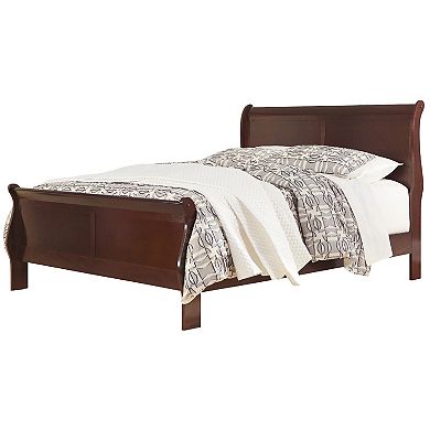 Deyr Sleigh Bed, Louis Philippe Moulding