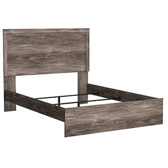 Isnk Bed w Plank Headboard