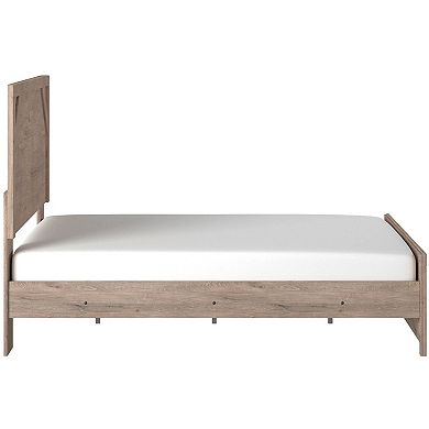 Hara Panel Bed with Cross-Brace Accents