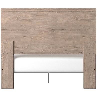 Hara Panel Bed with Cross-Brace Accents
