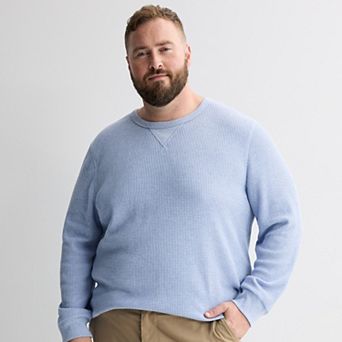 Big & Tall Sonoma Goods For Life® Essential Crew Neck Waffle Tee