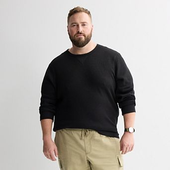 Big & Tall Sonoma Goods For Life® Essential Waffle Long Sleeve Tee