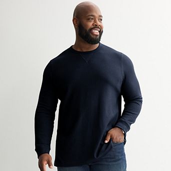 Big & Tall Sonoma Goods For Life® Essential Waffle Long Sleeve Tee