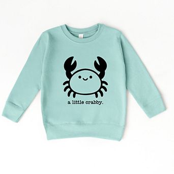 A Little Crabby Typewriter - Toddler Graphic Sweatshirt