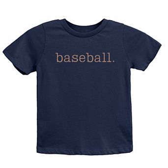 Baseball Typewriter - Youth Short Sleeve Graphic T-Shirt