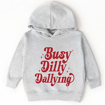 Busy Dilly Dallying Stars Distressed - Toddler Hoodie