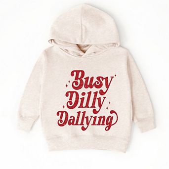 Busy Dilly Dallying Stars Distressed - Toddler Hoodie