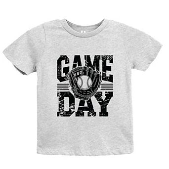 Baseball Game Day Glove - Youth Short Sleeve Graphic T-Shirt
