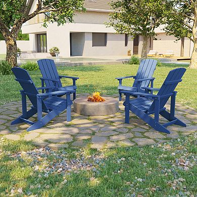 Adirondack Chairs Patio Chairs with Big Armrests for Patio, Lawn and Backyard