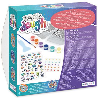 Make It Real Rock Dough Cosmic Creations DIY Molding Clay Craft Set