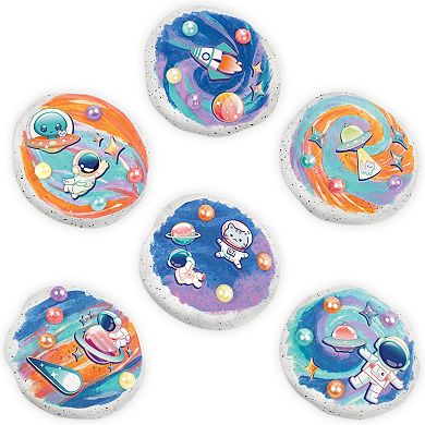 Make It Real Rock Dough Cosmic Creations DIY Molding Clay Craft Set