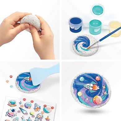 Make It Real Rock Dough Cosmic Creations DIY Molding Clay Craft Set