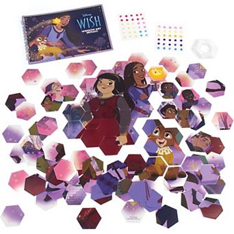 Make It Real Disney's Wish Window Art Mosaic 106 pc Craft Kit